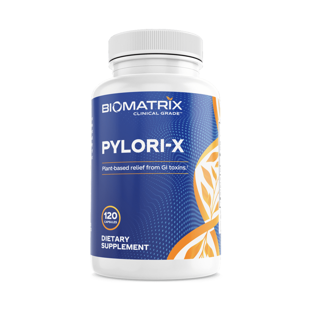 glutathione h pylori Pylori-X | 120 Capsules | BioMatrix