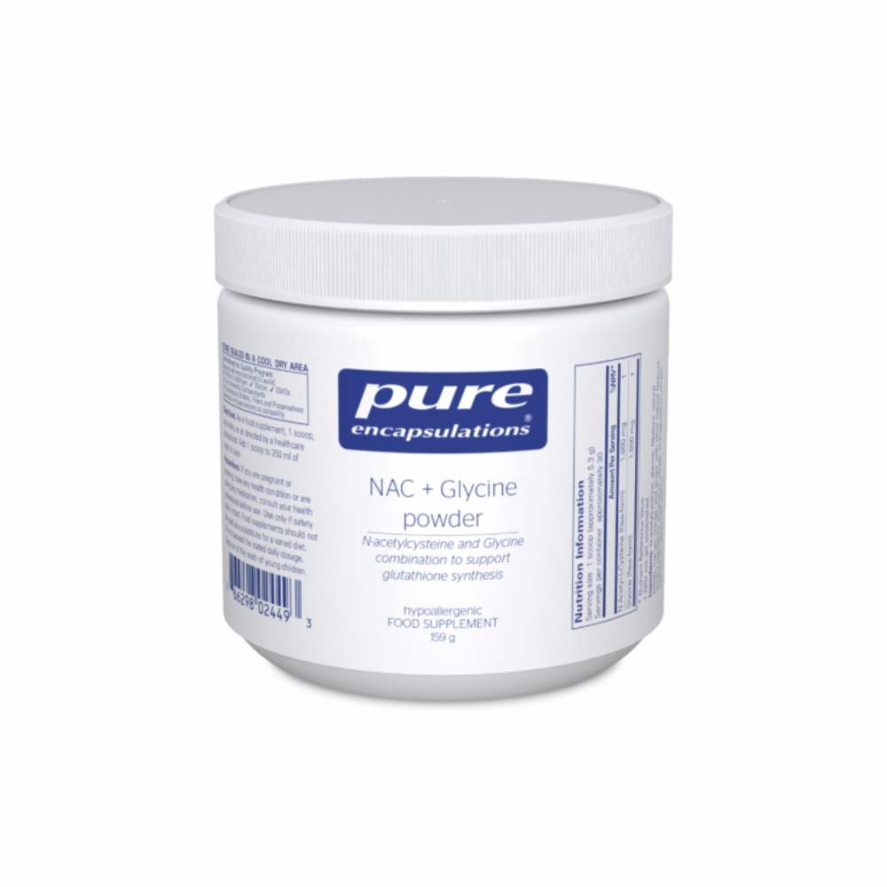 NAC + Glycine Powder - 159g | Pure Encapsulations NAC + Glycine Powder - 159g | Pure Encapsulations