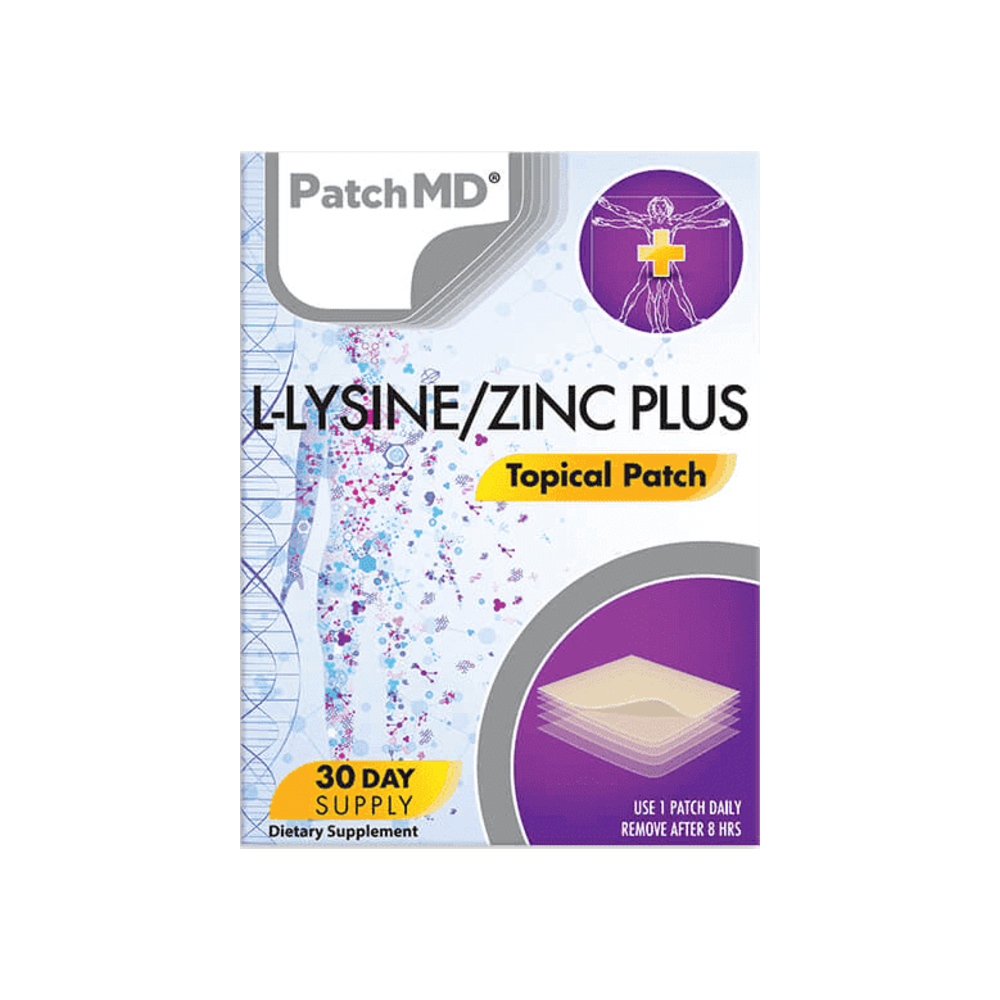 L-Lysine/Zinc Plus (Topical Patch 30 Day Supply) - 30 Patches | PatchMD