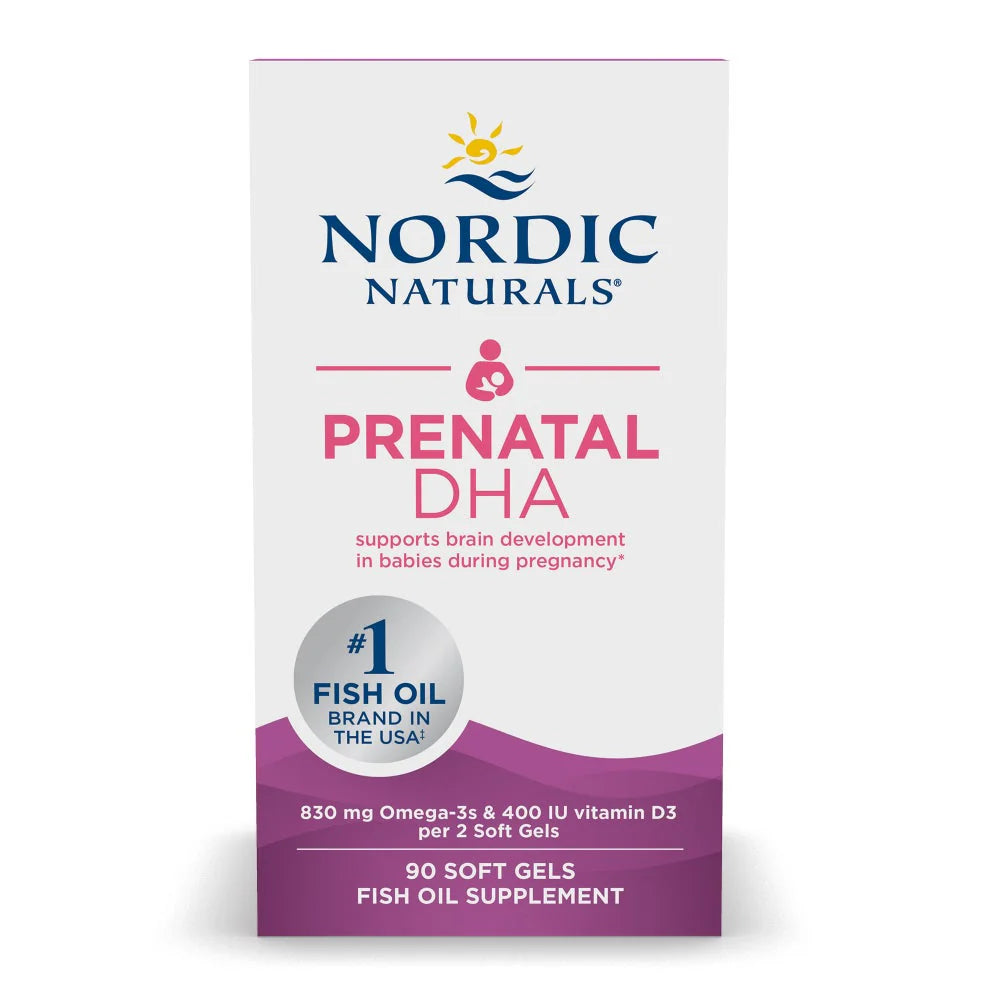 Prenataal DHA 830mg - 180 Softgels | Nordic Naturals