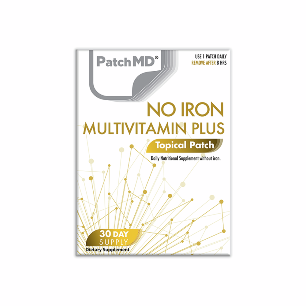 No Iron Multivitamin Plus (Topical Patch 30 Day Supply) - 30 Patches | PatchMD