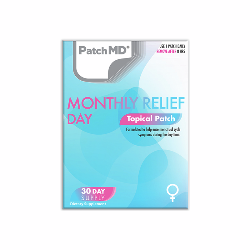 Monthly Relief Day (Topical Patch 30 Daagse Voorraad) - 30 Pleisters | PatchMD