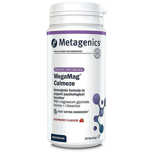 MegaMag Calmeze (Raspberry) - 30 Servings | Metagenics