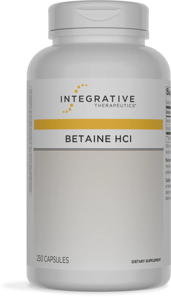Betaine HCl - 250 Capsules | Integrative Therapeutics