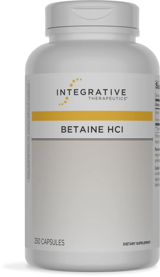 Betaine HCl - 250 Capsules | Integrative Therapeutics
