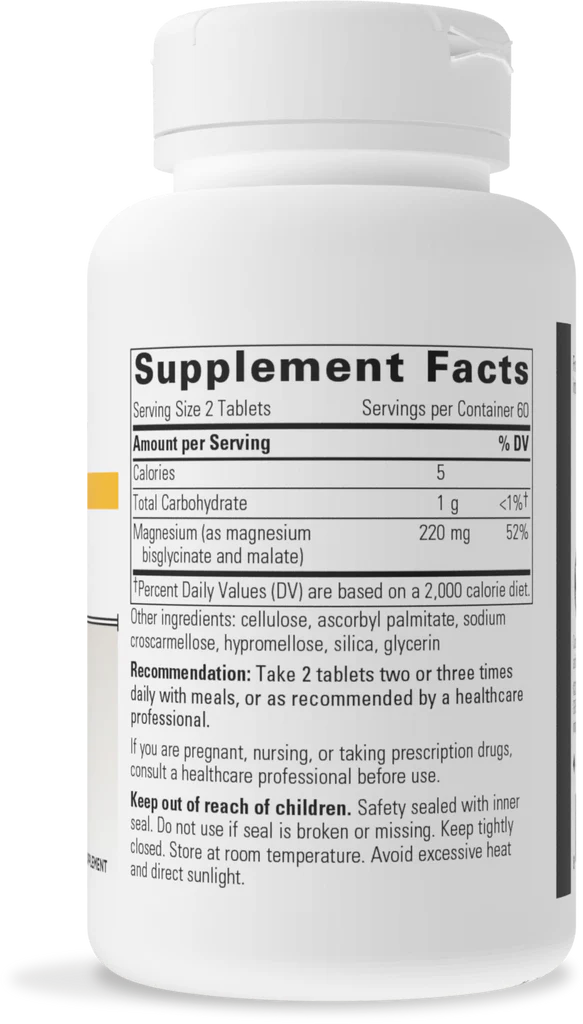 Magnesium Glycinate Plus - 120 Tablets | Integrative Therapeutics