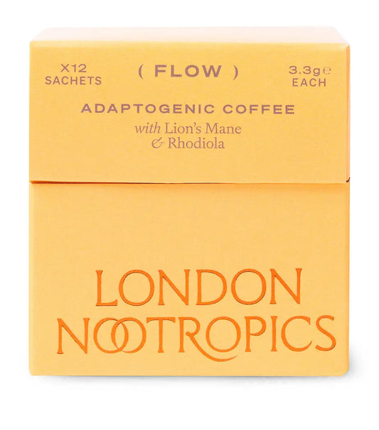 Flow Lion's Mane Mushroom Coffee - 12 Sachets | London Nootropics