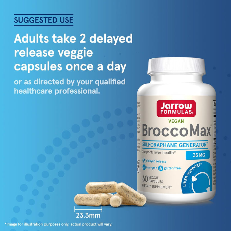 BroccoMax - 60 Capsules | Jarrow Formulas