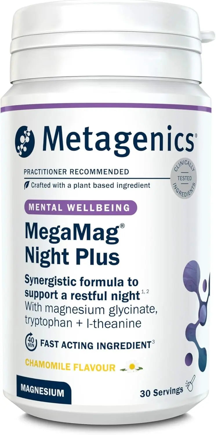 MegaMag Night Plus 30 Servings | Metagenics