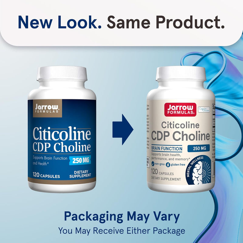 Citicoline CDP Choline | 250mg | 60 Kapsler | Jarrow Formulas