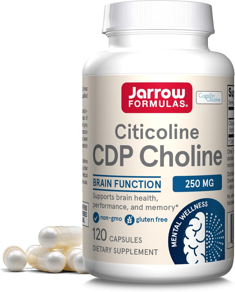 Citicoline CDP Choline | 250mg | 60 Kapsler | Jarrow Formulas