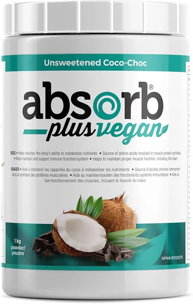 Absorb Plus Vegan Usødet Kokos-Chokolade - 1 kg | Imix Nutrition