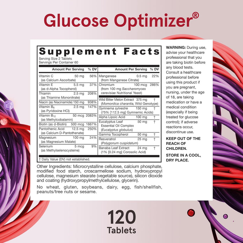 Glucose Optimizer - 120 Tablets | Jarrow Formulas