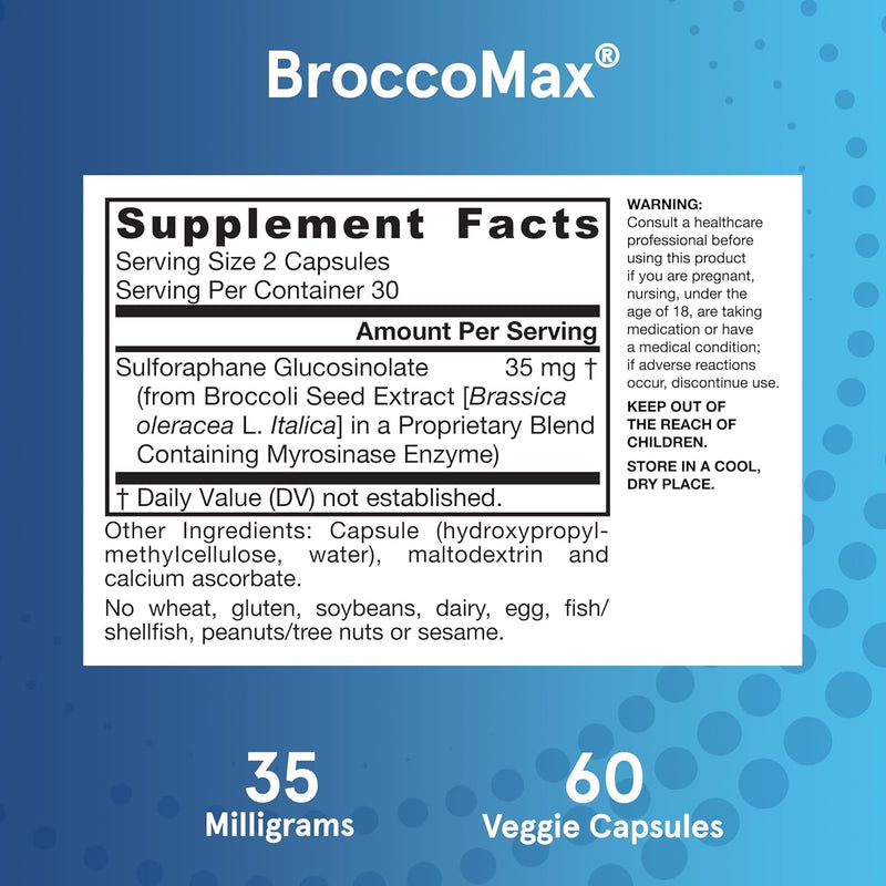 BroccoMax - 60 Capsules | Jarrow Formulas