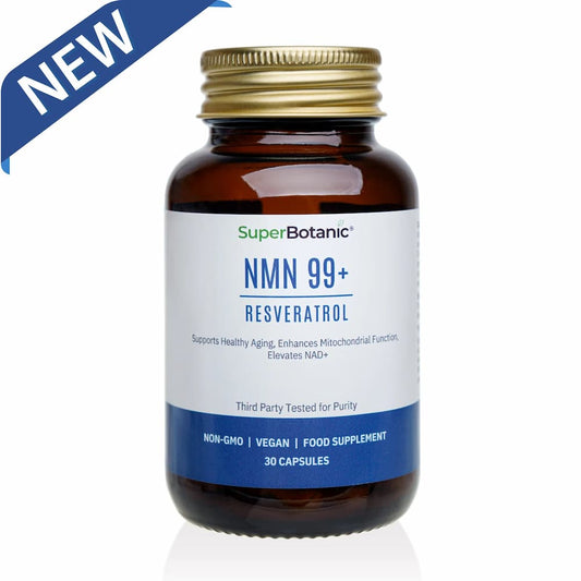 NMN 99+ with trans-Resveratrol - 30 capsules| Super Botanic