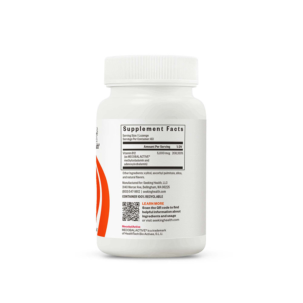 Attivo B12 5000 - 60 pastiglie | Seeking Health