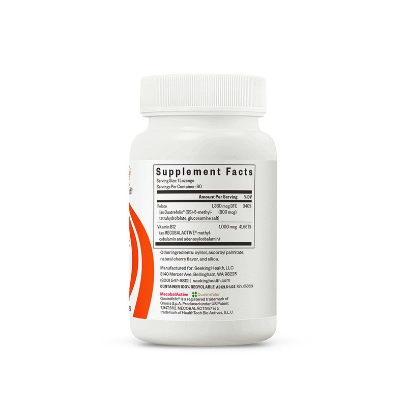 Methyl B12 con L-Metilfolato - 60 compresse | Seeking Health