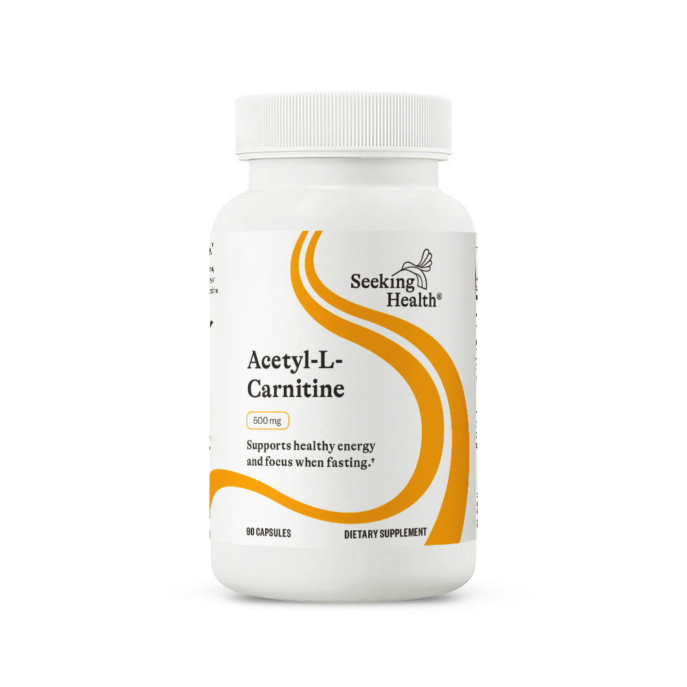 Acetyl-L-Carnitine 500mg - 90 Capsules | Seeking Health