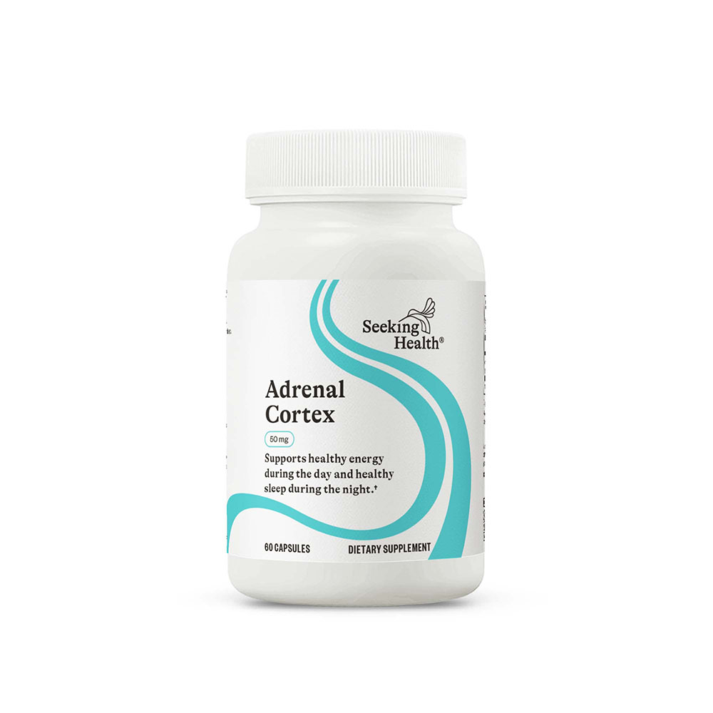 Adrenal Cortex 50mg 60 Capsules | Seeking Health | Supplement Hub ...