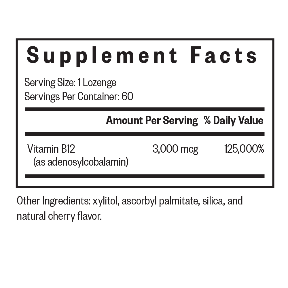 Adeno B12 - 60 Lozenges | Seeking Health