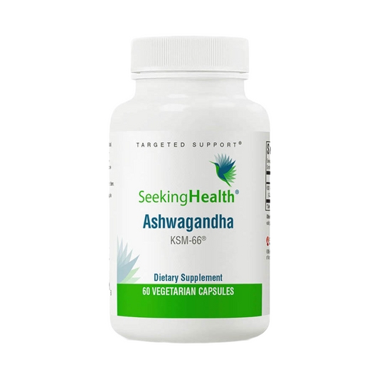 Ashwagandha Extract 420mg - 60 Capsules | Seeking Health