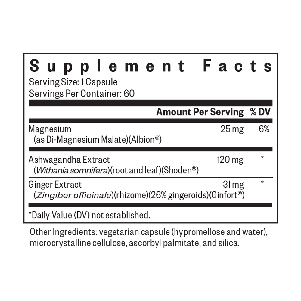 Ashwagandha Extract 467mg - 60 Capsules | Seeking Health