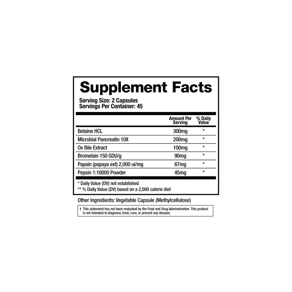 Support Digestion - 90 Capsules | BioMatrix