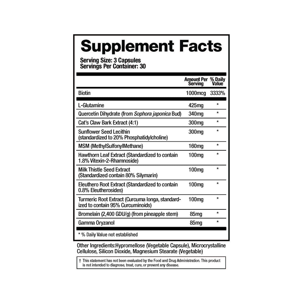 Leaky Gut-X (foremerly Support Mucosa) - 90 Capsules | BioMatrix