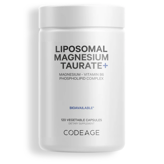 Magnesio L-Taurato Liposomiale + - 120 Capsule | Codeage