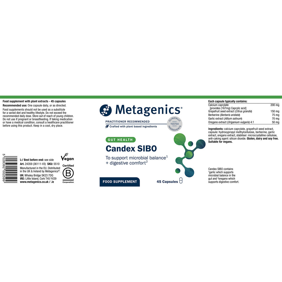Candex SIBO - 45 Capsules | Metagenics