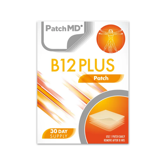 B12 Energy Plus (Topical Patch 30 Day Supply) - 30 Patches | PatchMD