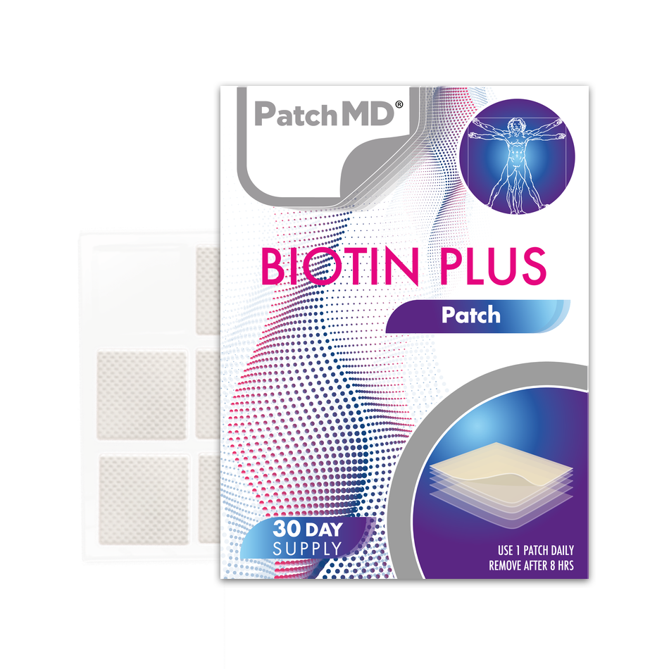 Βιοτίνη Πλέον (Επιθεματικό Υποδηλών 30 Ημερών Προμήθεια) - 30 επιθέματα | PatchMD