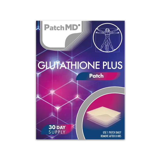 Glutathione Plus | Topisk Plaster 30 dages forsyning | 30 plastre | PatchMD