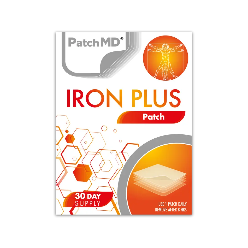 Iron Plus (Topical Patch 30 Ημερών) - 30 Υποδοχές | PatchMD