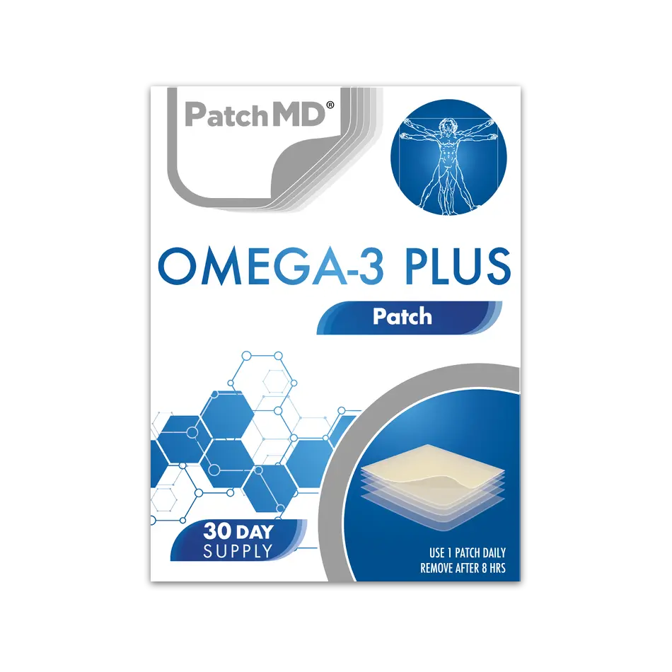 Omega-3 Plus (Topical Patch 30 Day Supply) - 30 Patches | PatchMD
