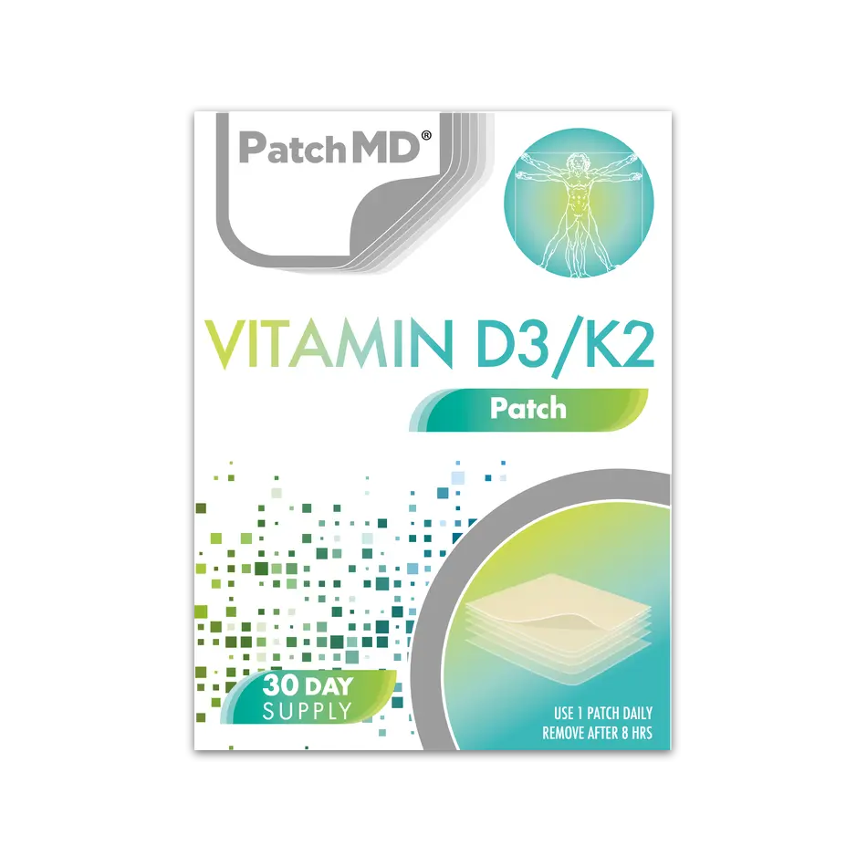 Vitamin D3/K2 Plus (Topical Patch 30 Day Supply) - 30 Patches | PatchMD
