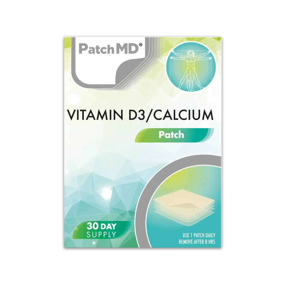 Vitamin D3/Calcium Plus (Topical Patch 30 Tage Versorgung) - 30 Patches | PatchMD