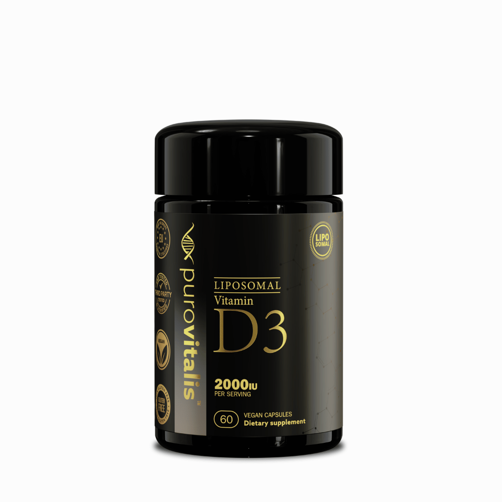 Vitamine D3 liposomale – 60 capsules | Purovitalis