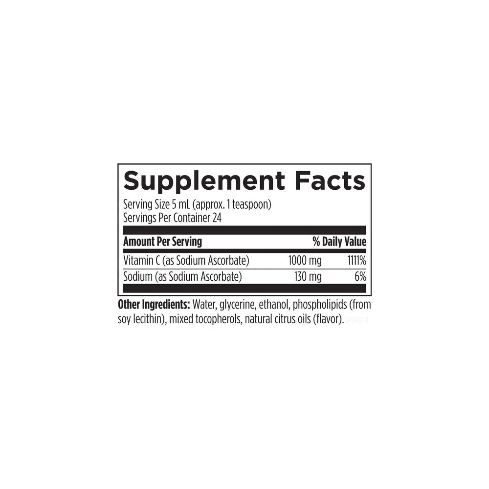 Liposomal Vitamin C - 120ml | Designs For Health