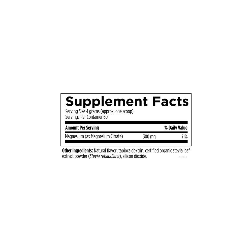 MagCitrate Powder - 240g | Designs For Health