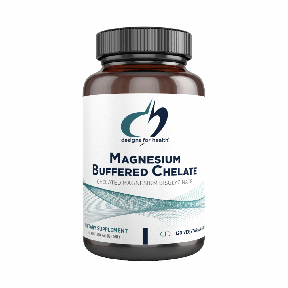Magnesium Buffered Chelate - 120 Capsules | Designs For Health