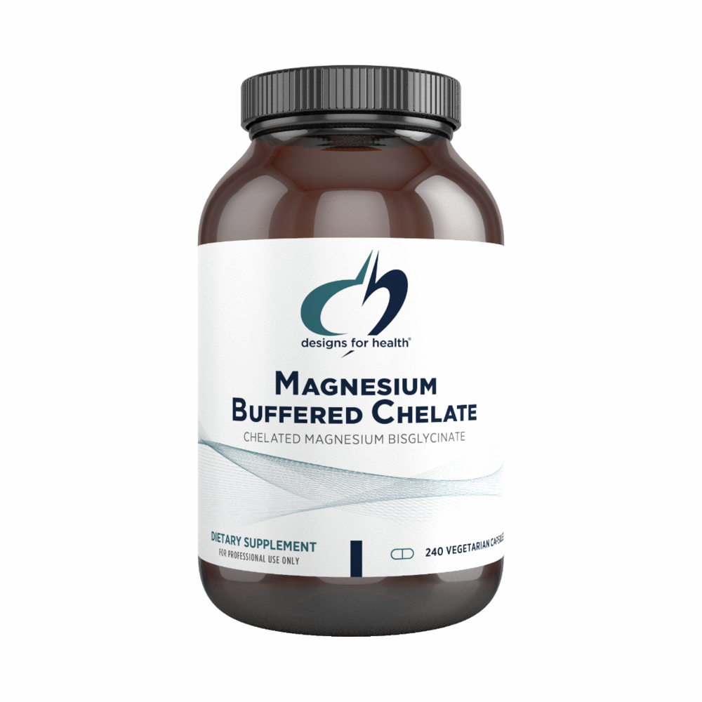 Magnesium Buffered Chelate - 240 Capsules | Designs For Health