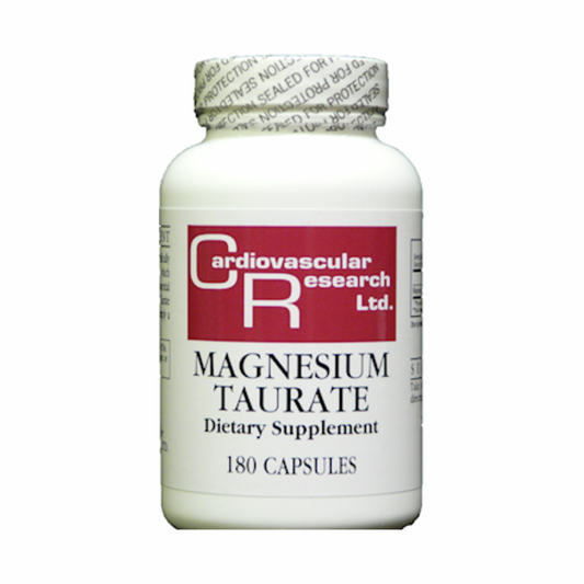 Magnesium Taurat | 125mg | 180 Kapsler | Ecological Formulas