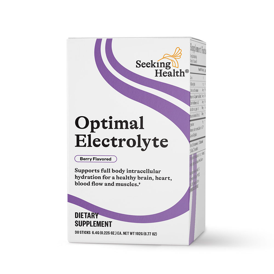 Optimal Electrolyte (Berry Flavour) - 30 Stick Packs | Seeking Health