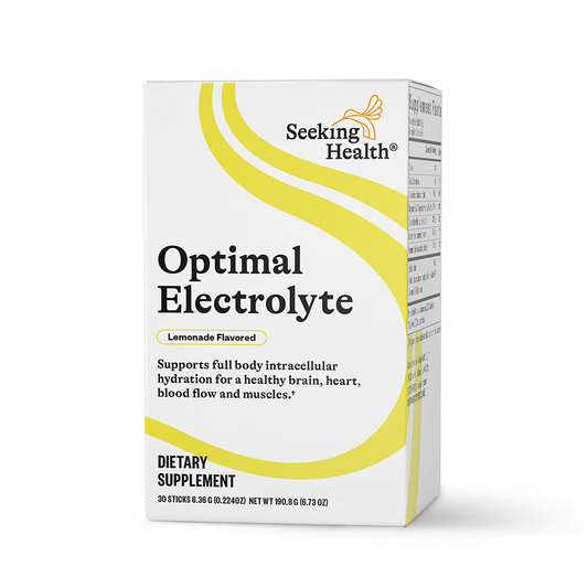 Optimal Electrolyte (Lemonade Flavour) - 30 Stick Packs | Seeking Health