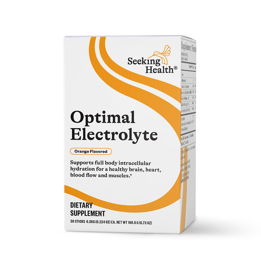 Optimal Electrolyte (Orange Flavour) - 30 Stick Packs | Seeking Health