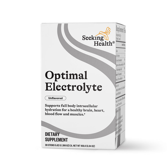 Optimal Electrolyte (Seltzer Flavour) - 30 Stick Packs | Seeking Health