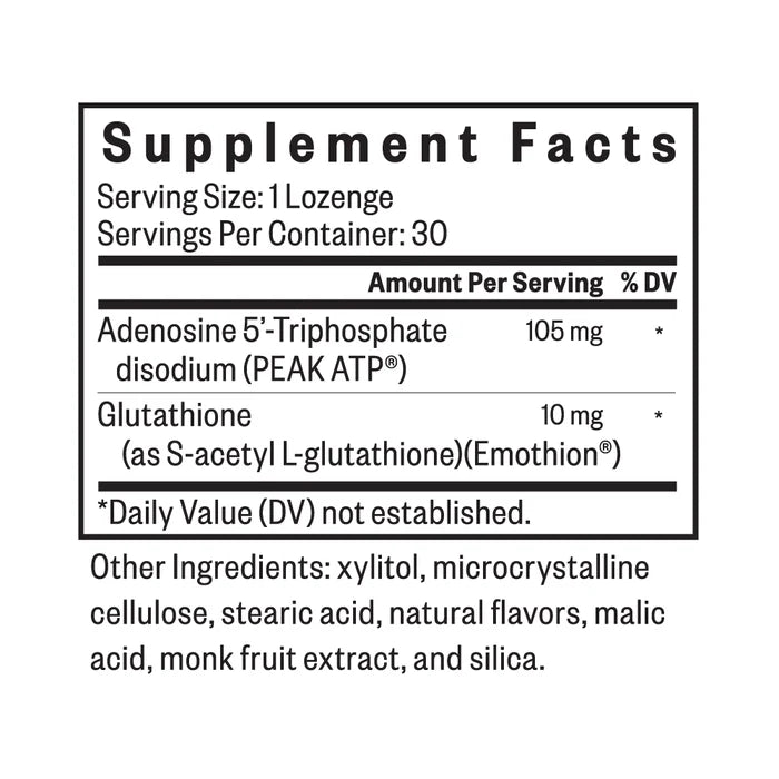 Nutrientes Energéticos (anteriormente NADH + CoQ10) - 30 Pastillas | Seeking Health