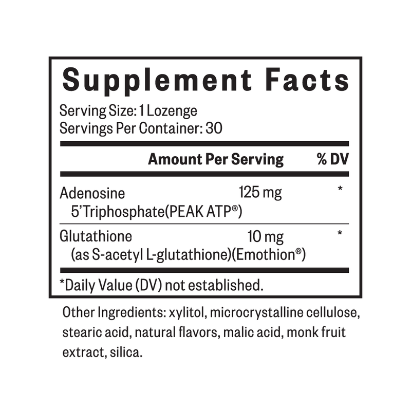 NADH + CoQ10  - 30 Zuigtabletten | Seeking Health