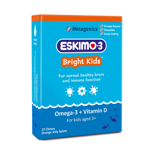 Eskimo-3 Bright Kids Fish Oil Jelly Splats - 27 Jellies | Metagenics